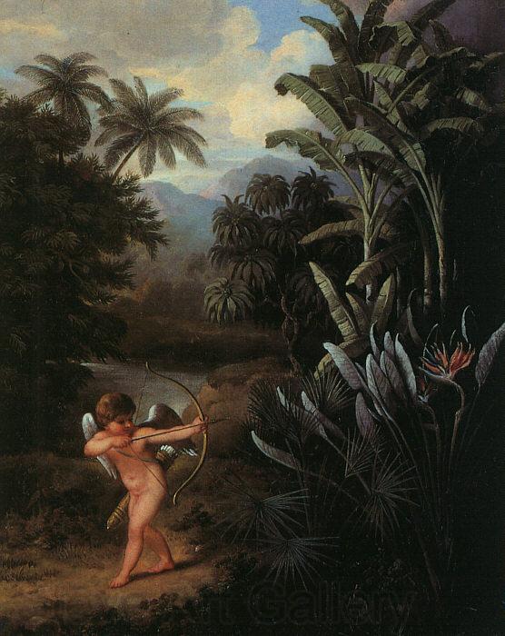 Philip Reinagle Cupid Inspiring the Plants with Love Spain oil painting art